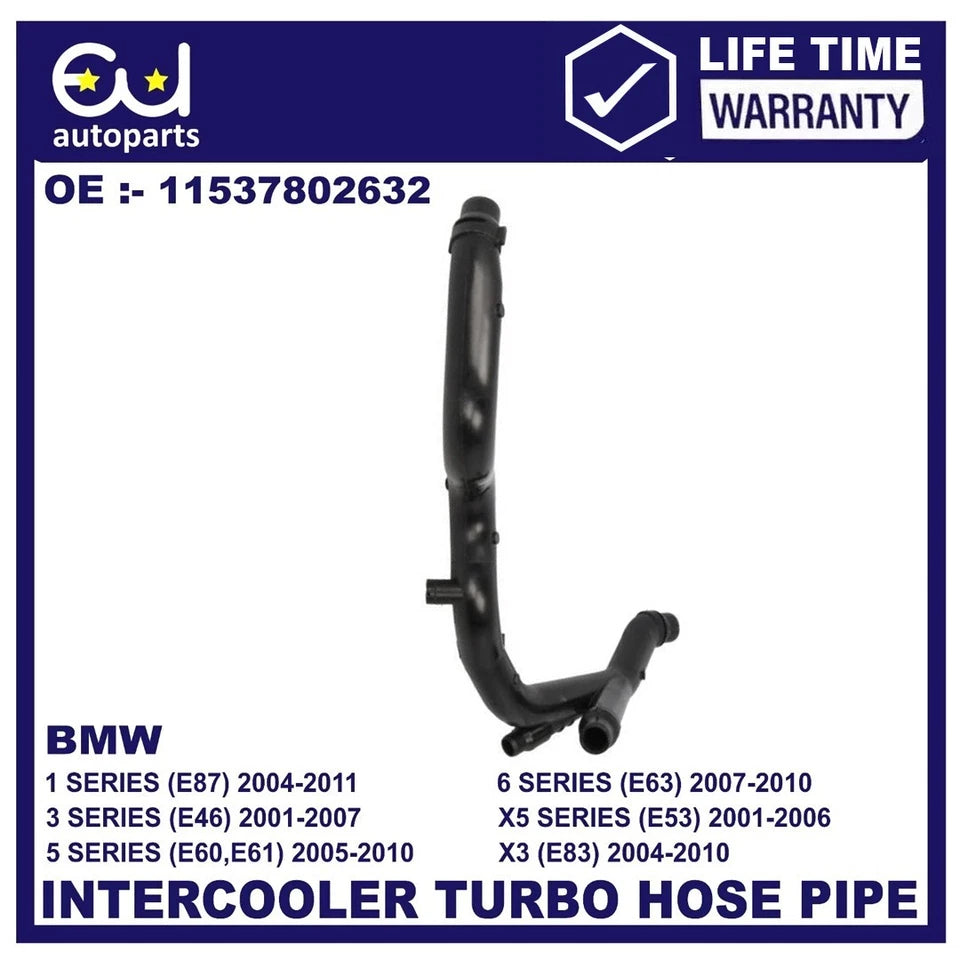 INTERCOOLER TURBO HOSE PIPE FOR BMW 1 3 5 SERIES E87 E46 E90 E91 E60 E61 X3 E83