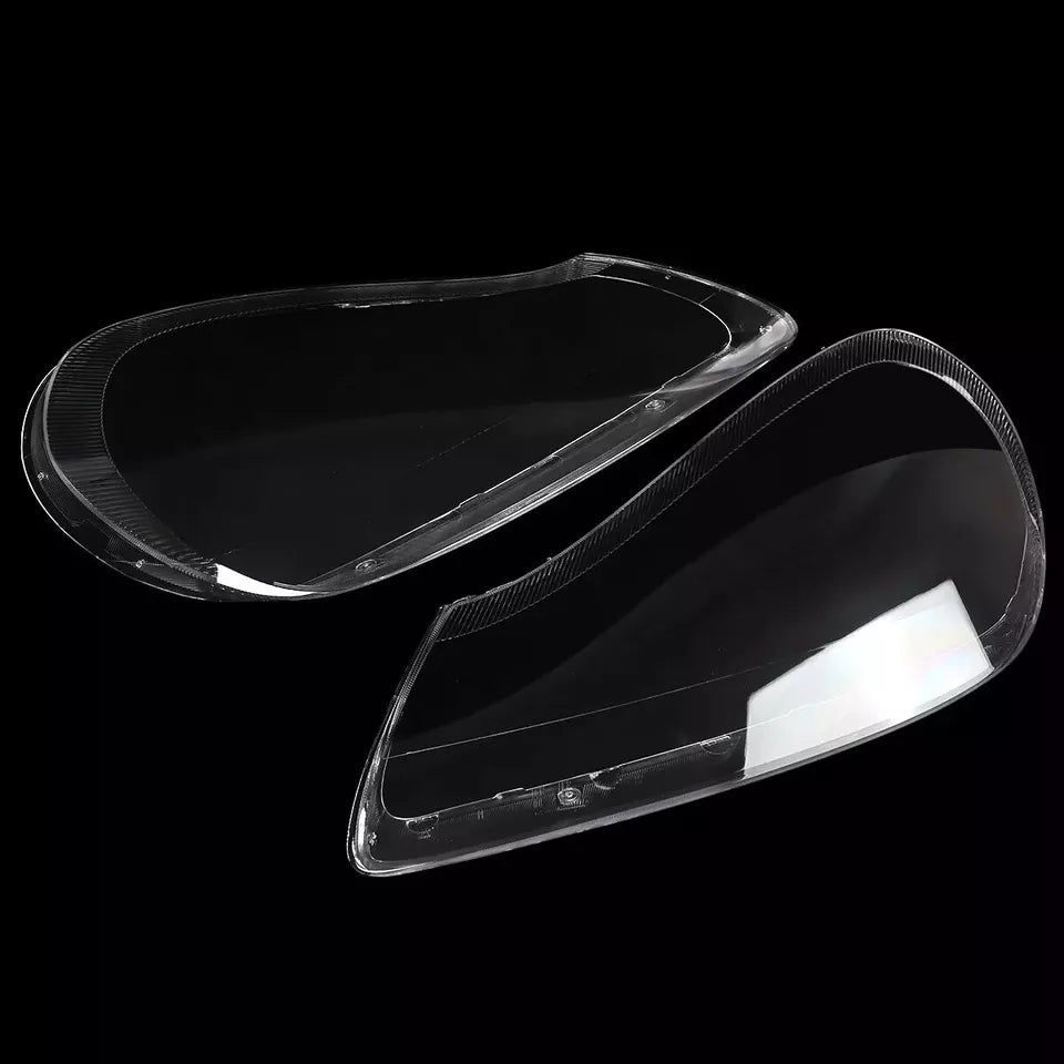 LEFT RIGHT SIDE PAIR HEADLIGHT LENS COVER LAMP FOR PORSCHE CAYENNE 957 2008-2010