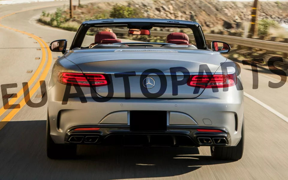 FOR MERCEDES S CLASS COUPE C217 CABRIOLET A217 S65 STYLE AMG REAR DIFFUSER 14-20