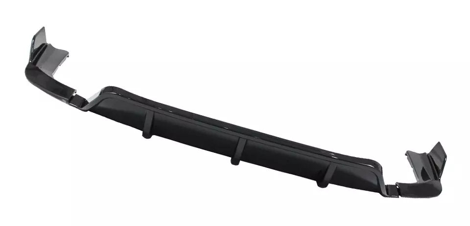 FOR BMW X6 F16 TRANSFORM AERO KIT REAR DIFFUSER LIP SPLITTER VALANCE GLOSS BLACK