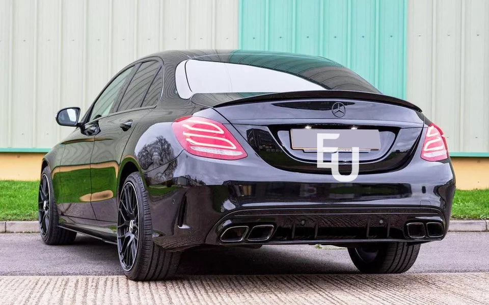 FOR MERCEDES C CLASS W205 C63 BODYKIT BODY KIT FRONT SPLITTER LIP DIFFUSER 15-18