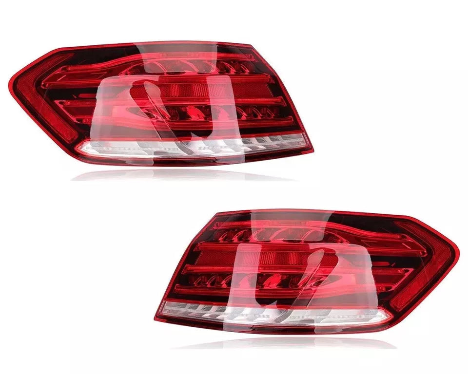 Set Outer Rear Tail Light Back Side Brake Lamp For Mercedes E-Class W212 2013-16