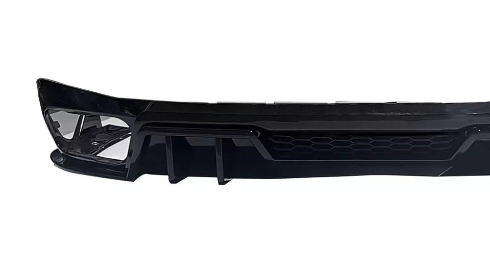 FOR BMW X5 G05 M SPORT GLOSS BLACK COMPETITIVE STYLE REAR BUMPER DIFFUSER