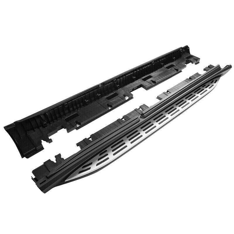 FOR MERCEDES BENZ W167 V167 GLE SILVER SIDE STEPS RUNNING BOARDS 5 DOOR 2018 ON