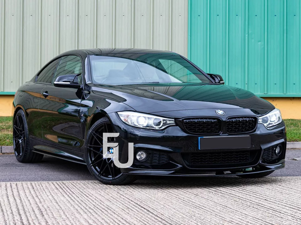 FOR BMW 3 4 SERIES F30 F31 F32 F33 F36 F80 F82 SIDE SKIRT EXTENSION BLADES GLOSS