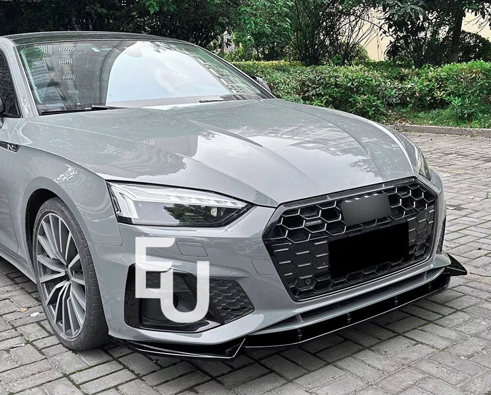 FOR AUDI A5 S LINE S5 F5 8W6 B9.5 LCI FRONT SPLITTER SPOILER LIP BODY KIT 2020+