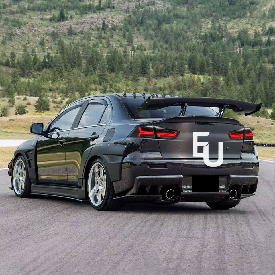 Smoked LED Rear Tail Light Lamp Assembly for Mitsubishi Lancer / EVO X 2008–2017