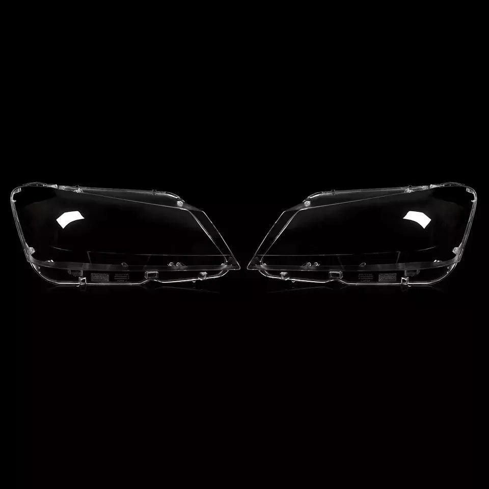 PAIR LEFT RIGHT L+R HEADLIGHT HEADLAMP LENS SHELL COVER FOR BMW X3 F25 2010-2013