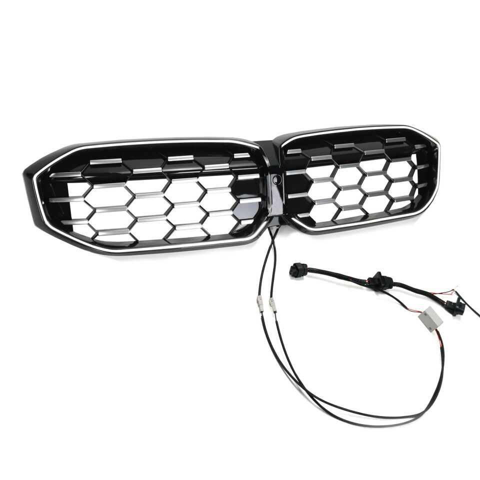 FOR BMW G20 G21 3 SERIES KIDNEY LED GRILL GRILLE BLACK DIAMOND STYLE SPORT 2022+