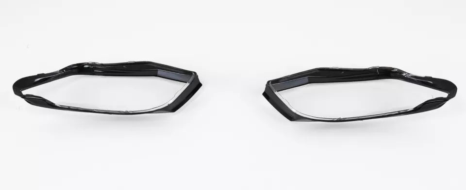 LEFT RIGHT SIDE PAIR SET HEADLIGHT LAMP LENS COVER FOR VW CADDY IV MK4 2015-2020