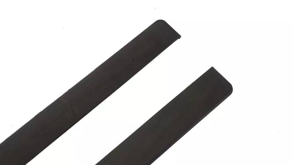 FOR MERCEDES A CLASS W176 AMG STYLE SIDE SKIRT EXTENSION BLADE GLOSS BLACK 2015+