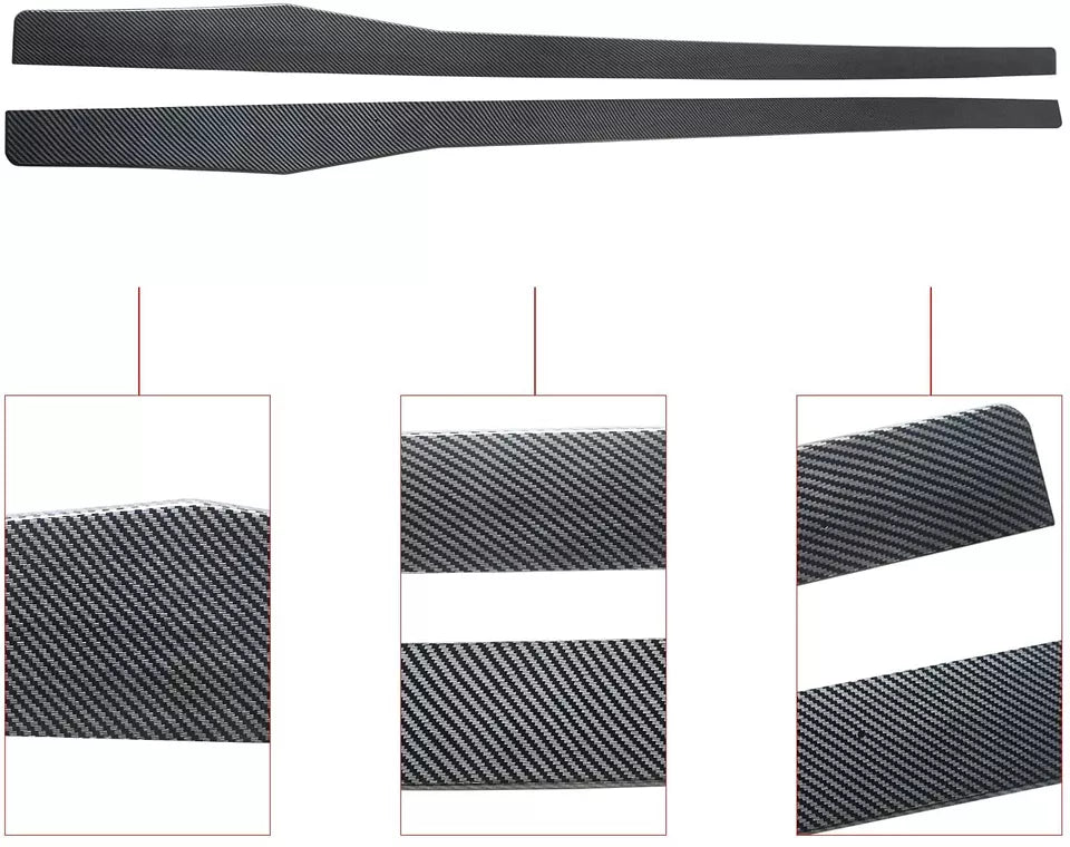 FOR MERCEDES C CLASS C63 SIDE SKIRT EXTENSION