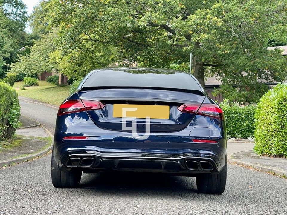 FOR MERCEDES E CLASS W213 LCI SALOON ESTATE E63 LOOK AMG REAR DIFFUSER 2021+