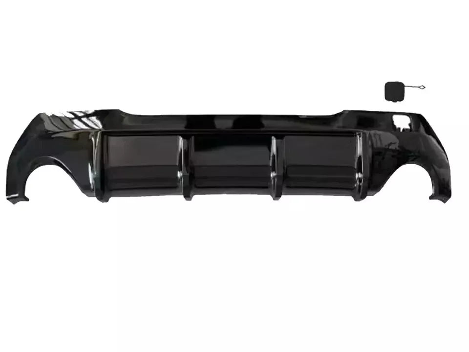 REAR DIFFUSER FOR BMW 1 SERIES F40 M SPORT DAUL EXHAUST 135I GLOSS BLACK 2019+