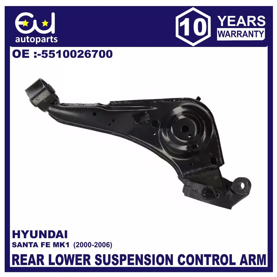 REAR RIGHT LOWER SUSPENSION CONTROL TRAILING ARM FOR HYUNDAI SANTA FE MK1 00-06