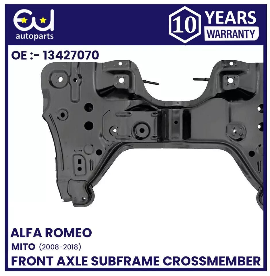 FRONT SUBFRAME CROSSMEMBER ENGINE CARRIER FOR ALFA ROMEO MITO 08-18 WITH BOLTS