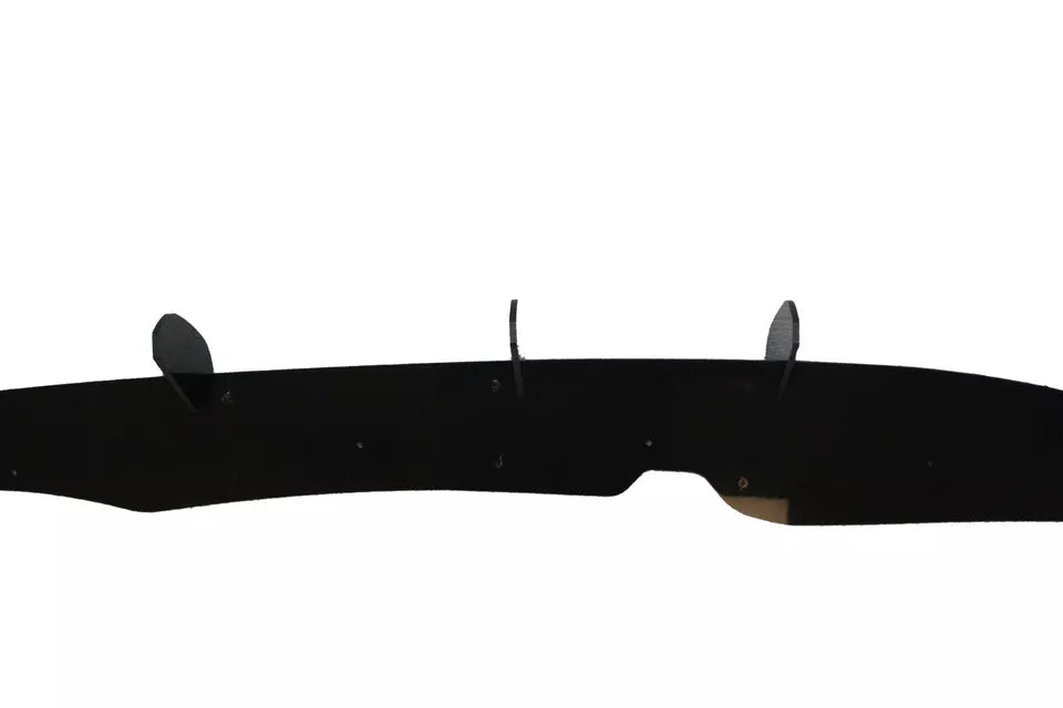 FOR VW POLO MK6 AW GTI R LINE REAR BLADE FIN DIFFUSER SPOILER GLOSS BLACK 2018+