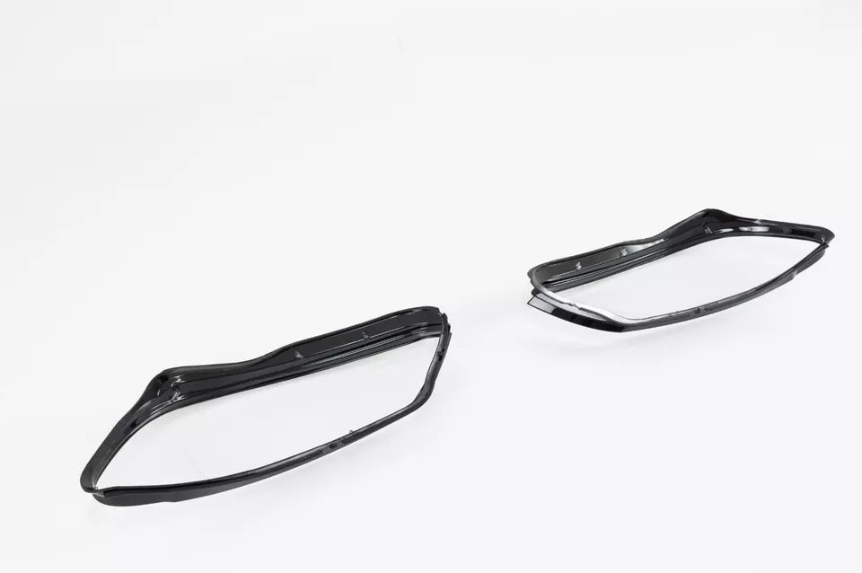 LEFT RIGHT SIDE PAIR HEADLIGHT LENS COVER LAMP FOR VW CADDY MK3 2010-2014