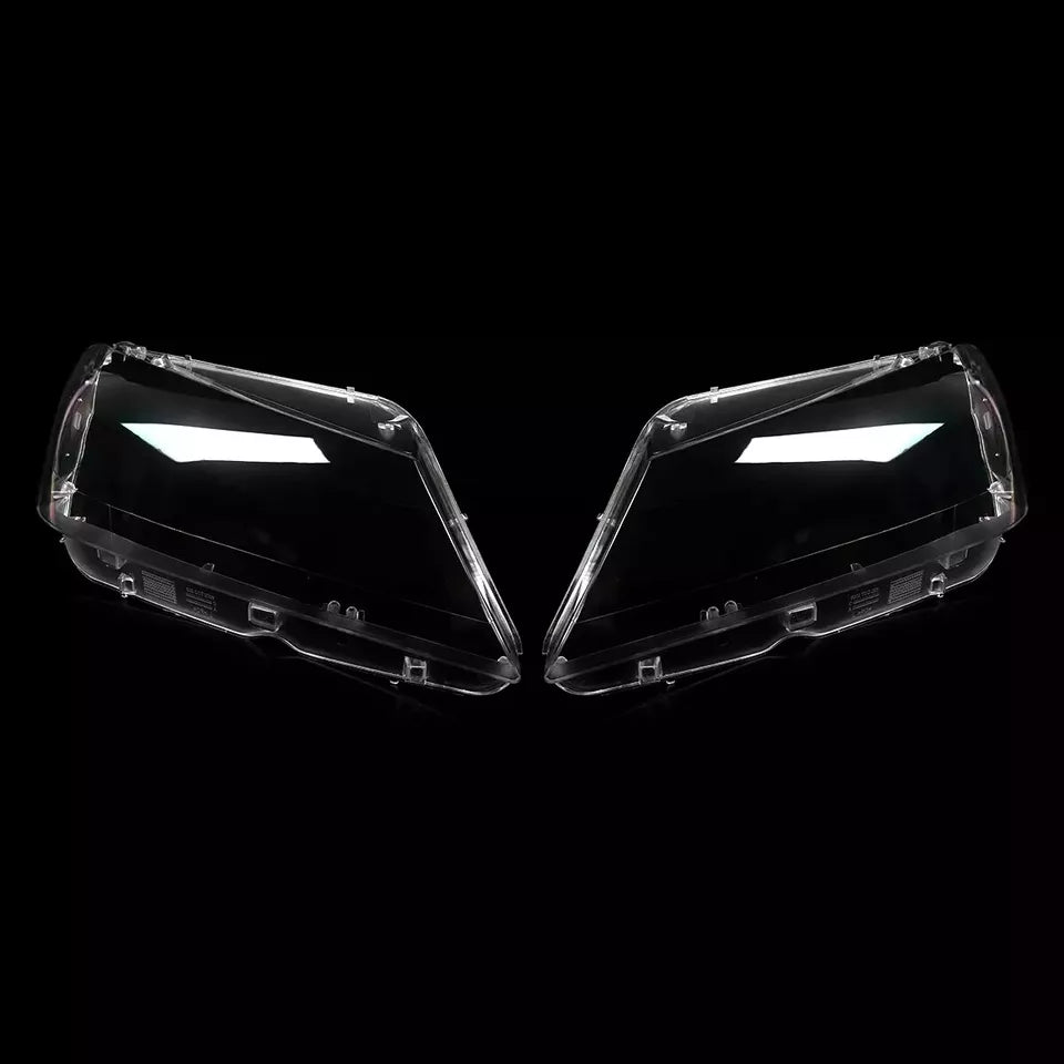 PAIR LEFT RIGHT L+R HEADLIGHT HEADLAMP LENS SHELL COVER FOR BMW X3 F25 2010-2013