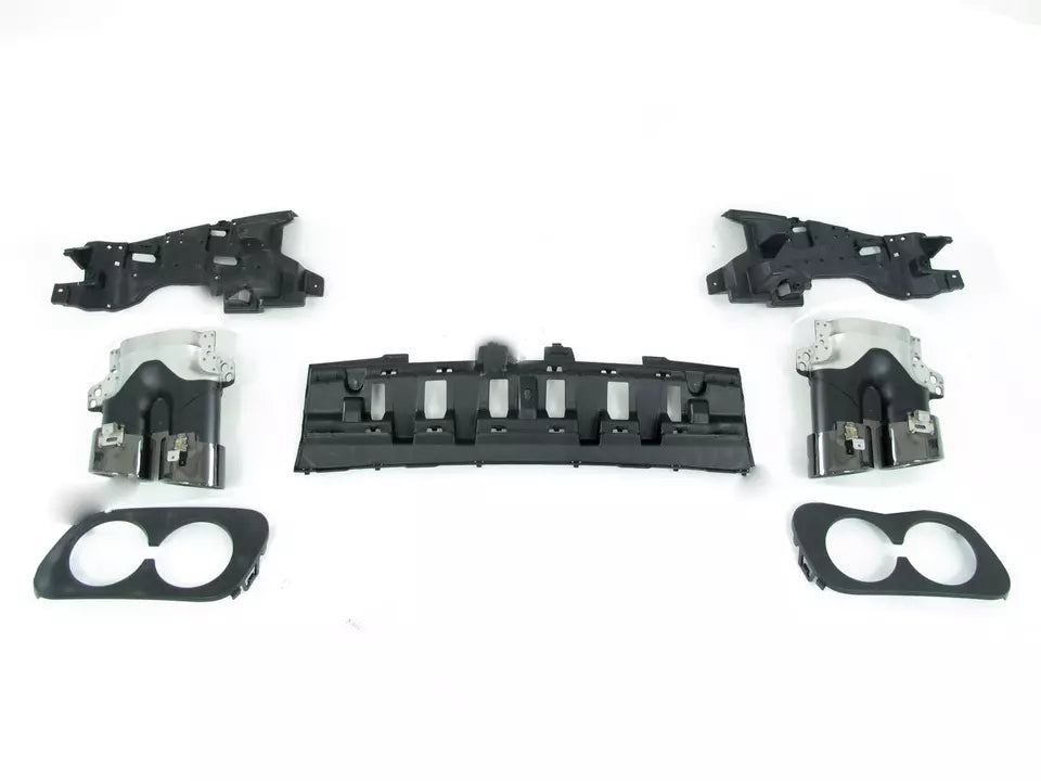REAR DIFFUSER & TAILPIPES FOR MERCEDES C CLASS A205 C205 COUPE AMG C43 S STYLE