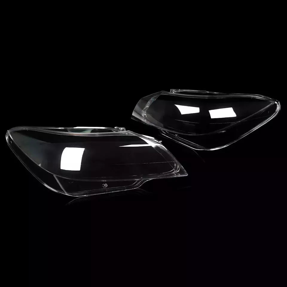 PAIR LEFT RIGHT FRONT HEADLIGHT LENS HEADLAMP COVER SHELL FOR BMW E89 Z4 09-2016