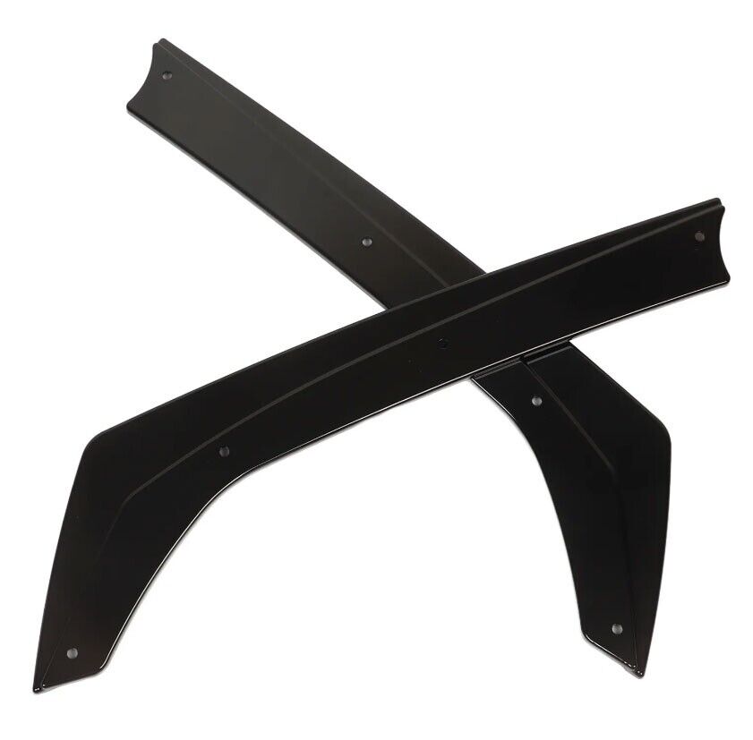FOR BMW 3 SERIES G20 G80 REAR CORNER CANARD BUMPER DIFFUSER SPLITTER GLOSS BLACK