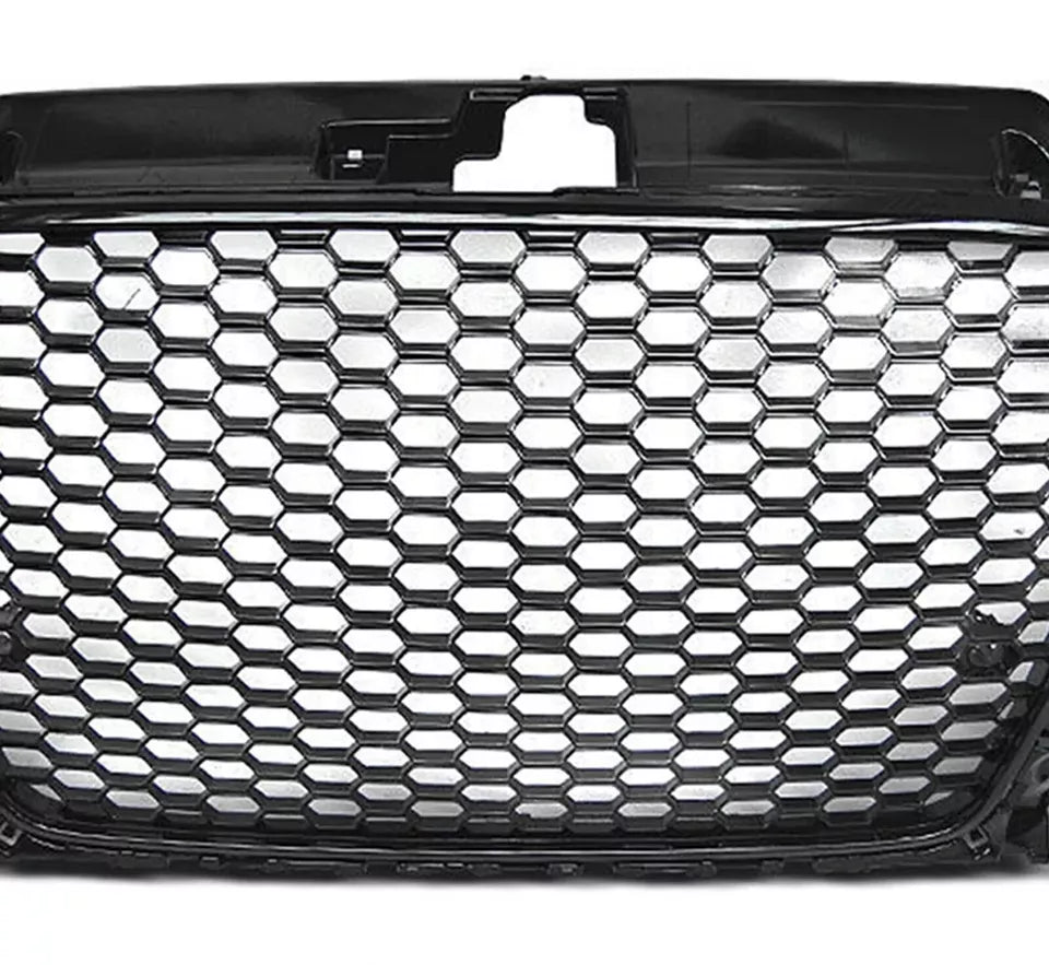 FOR AUDI A3 8V 2012-16 HONEYCOMB GRILLE DEBADGED RS STYLE GRILL BADGE BADGELESS