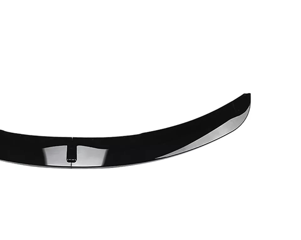 FOR BMW 3 SERIES E90 E91 LCI GLOSS BLACK FRONT SPLITTER LIP M SPORT 2009-2012