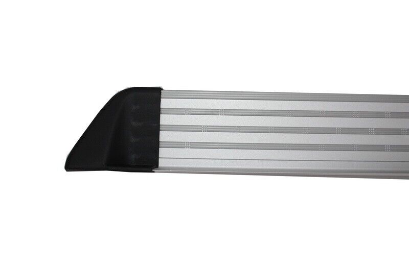 RUNNING BOARDS SIDE STEPS FOR NISSAN QASHQAI QASHQAI+2 J10 07-14 SILVER STYLISH
