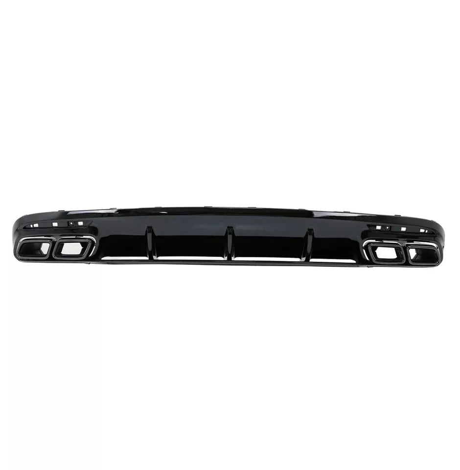 FOR MERCEDES S CLASS COUPE C217 CABRIOLET A217 S65 STYLE AMG REAR DIFFUSER 14-20