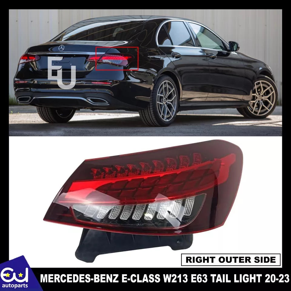 FOR MERCEDES BENZ W213 E-CLASS E63 AMG RIGHT SIDE OUTER TAIL LIGHT LAMP 2020-23