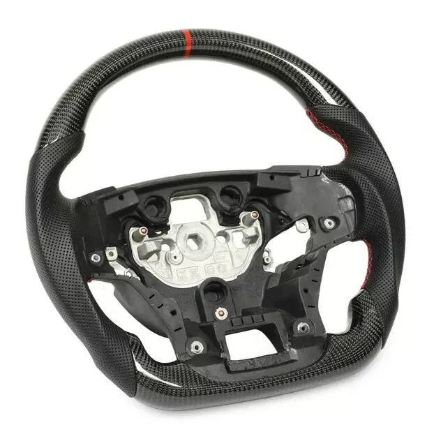 REAL CARBON FIBER LEATHER STEERING WHEEL FOR FORD RANGER RAPTOR PX2 PX3 FACELIFT