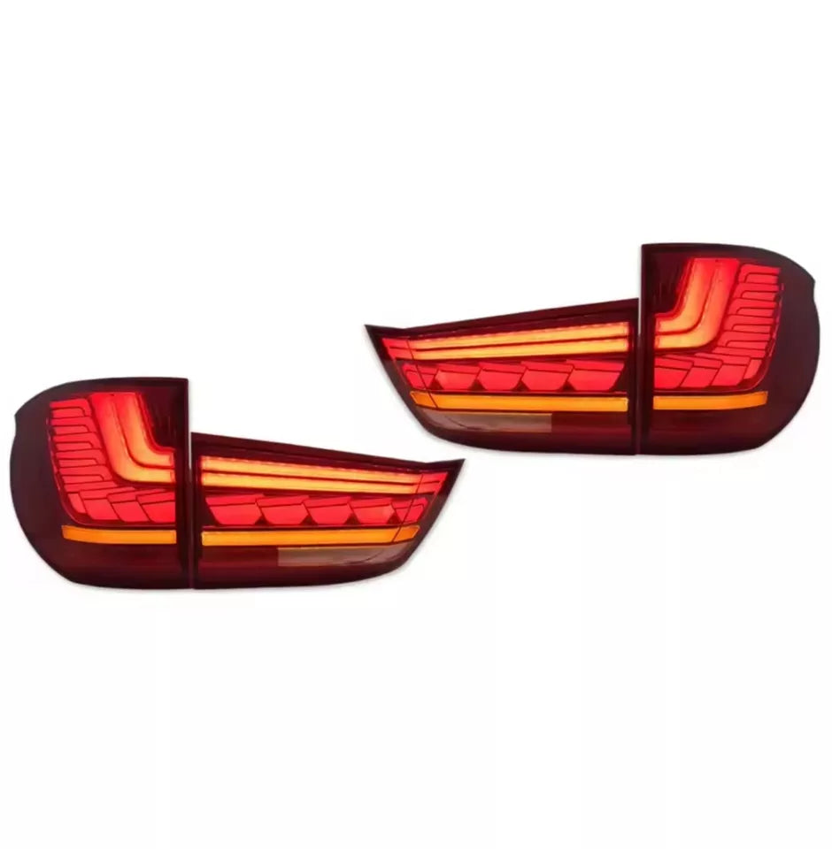 GTS FULL LED PAIR RED ANIMATION TAIL LIGHTS LIGHT LAMP FOR BMW X5 F15 2013-2018
