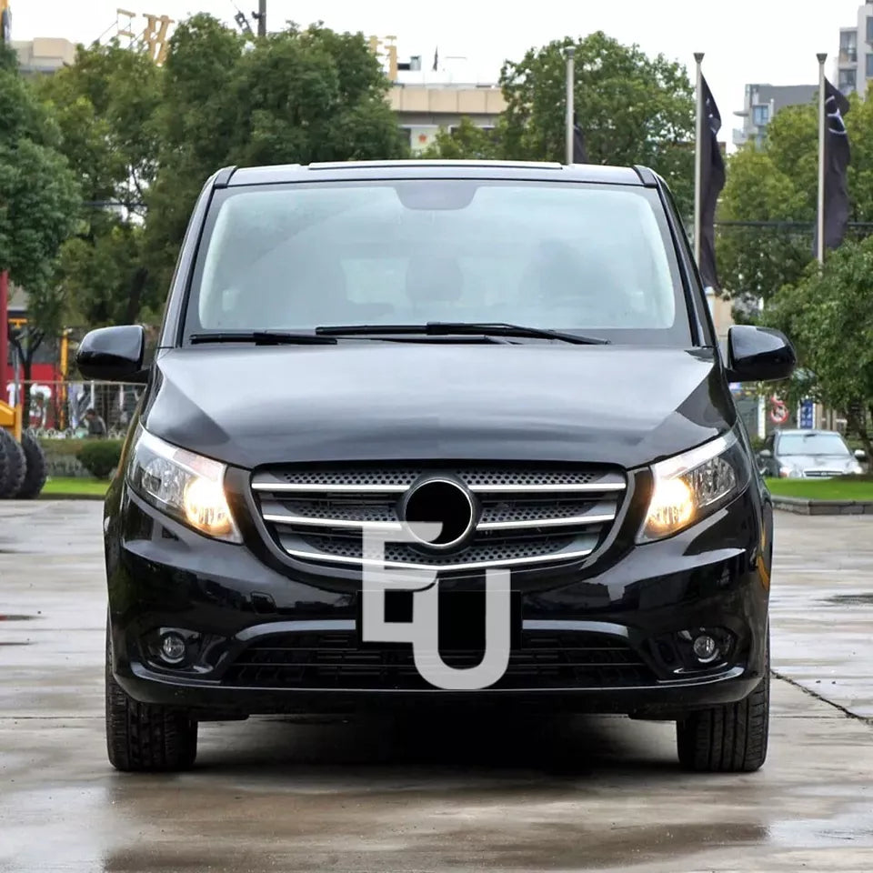 FOR MERCEDES V CLASS W447 HEADLIGHT LAMP GLASS LENS COVER LEFT RIGHT SIDE 14-18