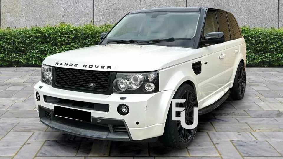 BLACK FRONT WING SIDE AIR INTAKE VENTS FOR RANGE ROVER SPORT L320 2005-2009