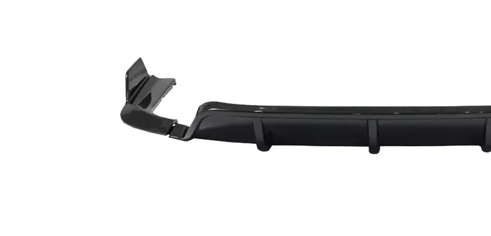 FOR BMW X6 F16 TRANSFORM AERO KIT REAR DIFFUSER LIP SPLITTER VALANCE GLOSS BLACK
