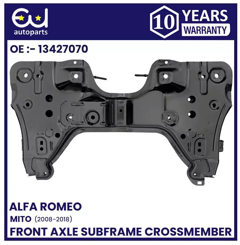 FRONT SUBFRAME CROSSMEMBER ENGINE CARRIER FOR ALFA ROMEO MITO 08-18 WITH BOLTS