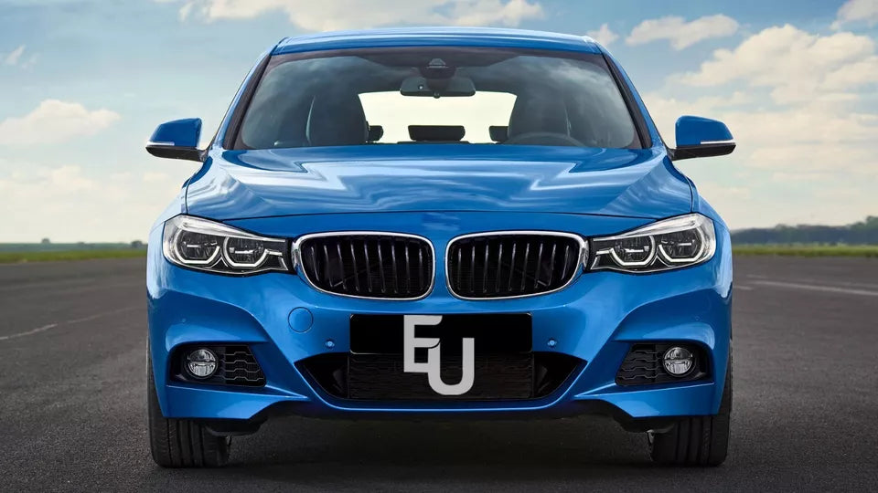 PAIR FOR BMW 3 GT F34 16-20 LCI HEADLIGHT HEADLAMP PLASTIC LENS COVER LEFT+RIGHT