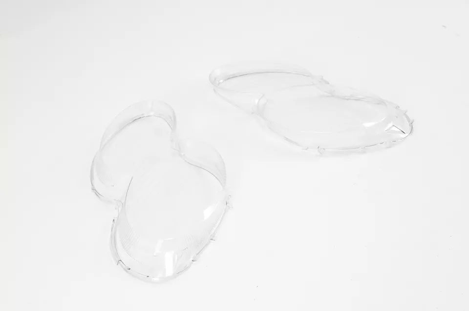 FOR MERCEDES SL R230 LEFT RIGHT SIDE PAIR HEADLIGHT LENS HEADLAMP COVER 2002-07