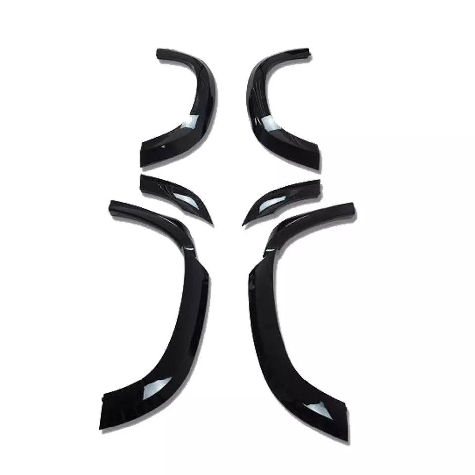 GLOSS BLACK WHEEL ARCHES FENDER FLARE TRIMS FOR LAND ROVER DEFENDER 110 L663