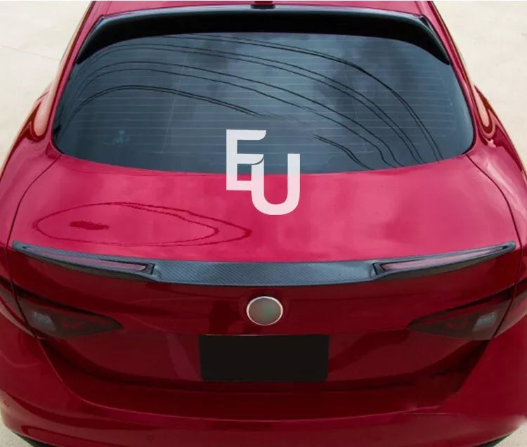 FOR ALFA ROMEO GIULIA V STYLE GLOSS BLACK REAR BOOT TRUNK SPOILER WING 2015 ON