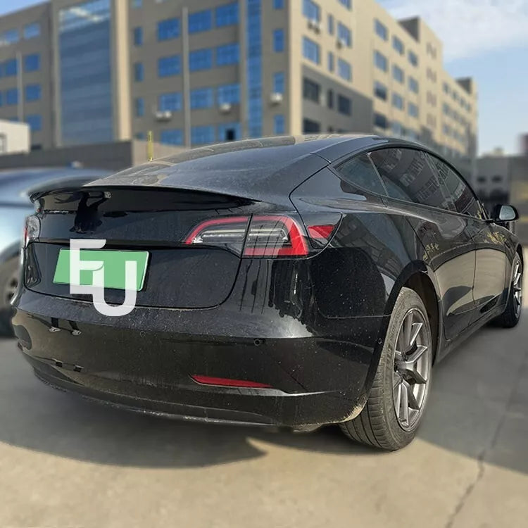 FOR TESLA MODEL 3 5Y REAR BOOT TRUNK SPOILER LIP WING GLOSS BLACK 100% OEM STYLE