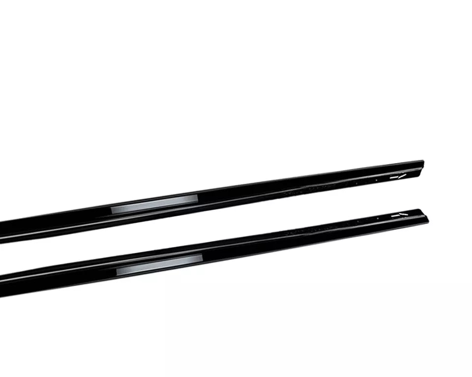 FOR MERCEDES A CLASS W176 CLA C117 SIDE SKIRT HATCHBACK AMG LINE EXTENSION BLADE