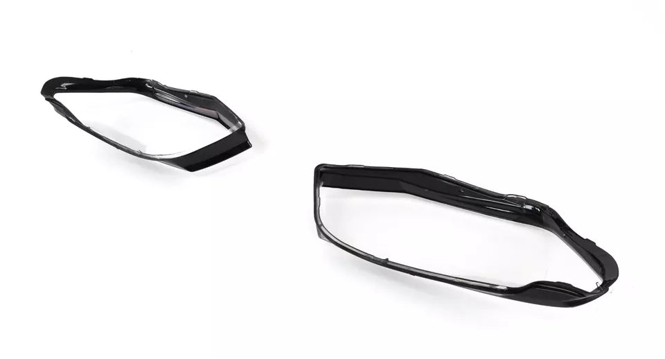 LEFT RIGHT SIDE PAIR SET HEADLIGHT LAMP LENS COVER FOR VW CADDY IV MK4 2015-2020