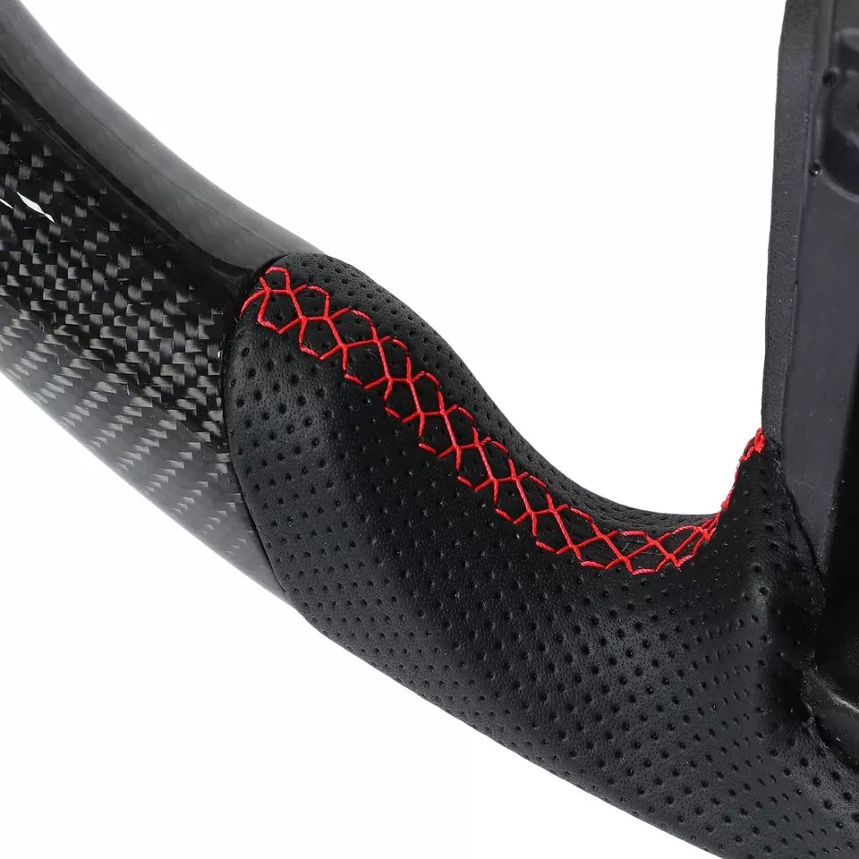 HEATED STEERING WHEEL REAL CARBON FIBER HEAT FOR LAND ROVER DEFENDER 90 110 L663