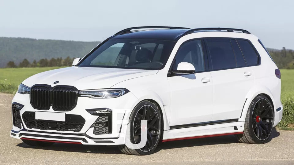 FOR BMW X7 G07 MP STYLE FRONT SINGLE SLAT KIDNEY GRILL GRILLE GLOSS BLACK