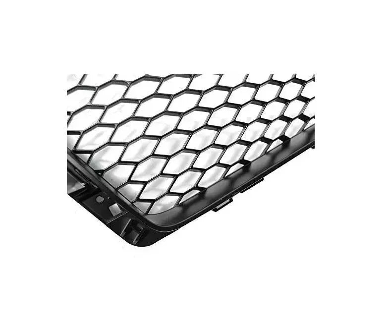 FOR AUDI A4 S4 B9 16-20 FRONT MAIN GRILLE GRILL GLOSS BLACK HONEYCOMB RS4 LOOK