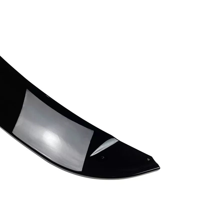 FOR BMW 3 SERIES E90 E91 LCI GLOSS BLACK FRONT SPLITTER LIP M SPORT 2009-2012