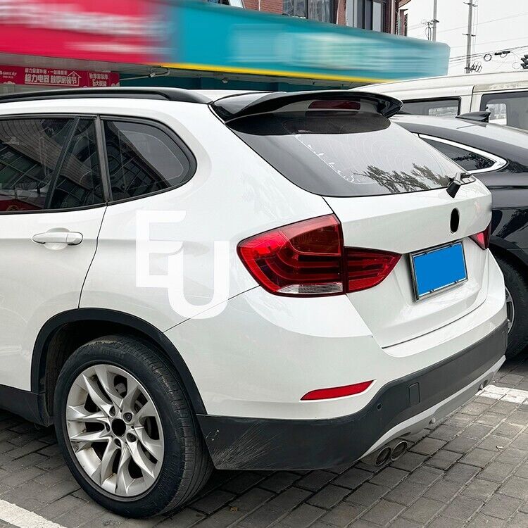 REAR ROOF SPOILER BOOT WING LIP BODY KIT FOR BMW X1 E84 X1M 2009-15 GLOSS BLACK