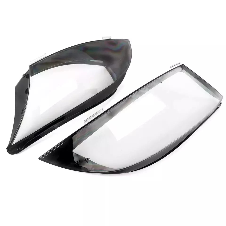FOR AUDI TT LEFT RIGHT SIDE PAIR FRONT HEADLIGHT HEADLAMP LENS COVER 2008-2014